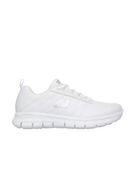 Zapatilla Skechers Sure Track Erath Work Mujer WHT