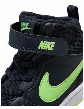 Zapatilla Nike PSV Court Borough Mid2 Marino/Lima