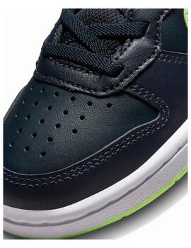 Zapatilla Nike PSV Court Borough Mid2 Marino/Lima
