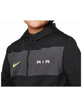 Chaqueta Nike Air PK FZ Hoodie K Negro