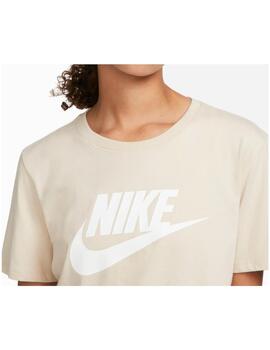 Camiseta Nike W Sportsewar Club Beige