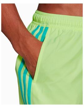 Bañador Playa Adidas CLX SH Hombre Amarillo