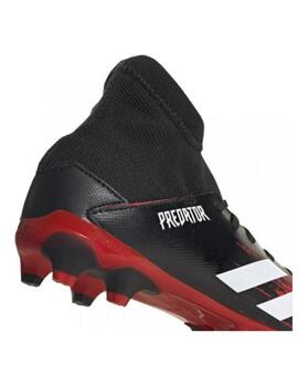 Bota Adidas Predator 20.3 MG J Negro/Rojo