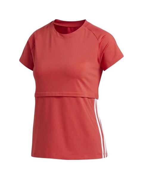 Camiseta Adidas 3S CAP SLV Mujer Naranja
