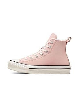 Zapatilla Converse Eva Platform Hi Sherpa GS Rosa