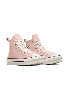 Zapatilla Converse Eva Platform Hi Sherpa GS Rosa
