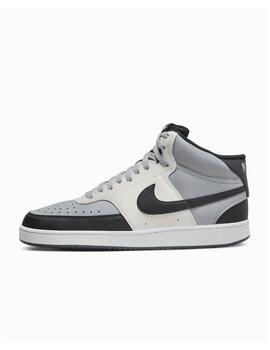 Zapatilla Nike M Court Vision Mid NN Gris/Negro