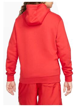 Sudadera Nike M Sportswear Club Fleece Rojo