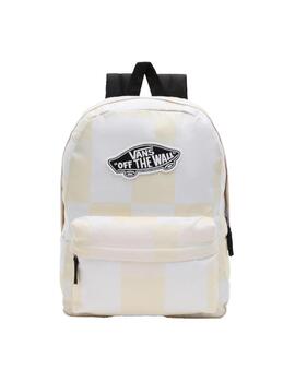 Mochila Vans WN Realm Beige Cuadros