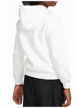 Sudadera Nike Y Sportswear Club Fleece Blanco