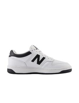 Zapatilla New Balance GS 480BK Blanco/Negro