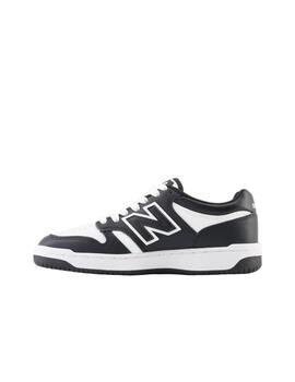 Zapatilla New Balance JR 480 Negro y blanco