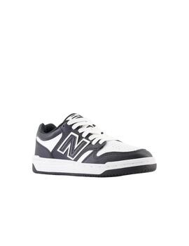 Zapatilla New Balance GS 480BW Negro/Blanco