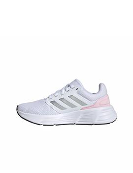 Zapatilla Adidas W Galaxy 6 Blanco/Plata/Rosa