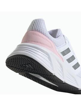 Zapatilla Adidas W Galaxy 6 Blanco/Plata/Rosa