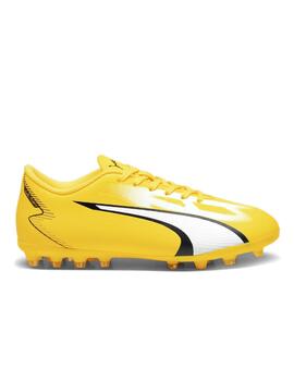 Bota Puma Ultra Play MG JR Amarillo/Blanco