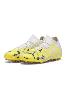 Bota Puma M Future Match MG Blanco/Amarillo