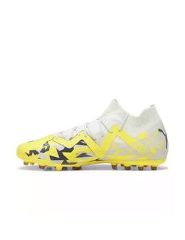 Bota Puma M Future Match MG Blanco/Amarillo