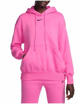 Sudadera Nike W Sportswear Phoenix Rosa/Negro