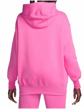 Sudadera Nike W Sportswear Phoenix Rosa/Negro