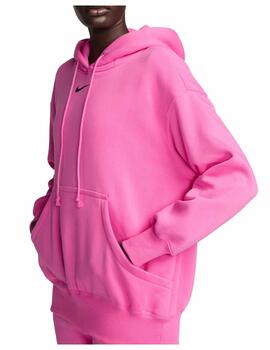 Sudadera Nike W Sportswear Phoenix Rosa/Negro