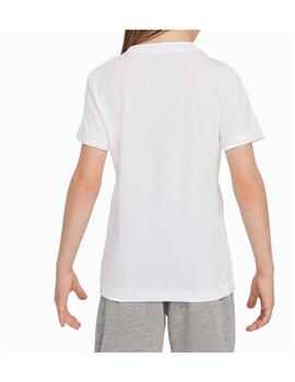 Camiseta Nike B Club+ Bagde Blanco
