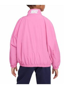 Cortavientos Nike G PlayFul Rosa