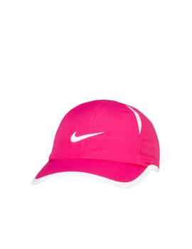 Gorra Nike JR Featherlight Rosa/Blanco