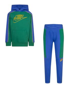 Chandal Nike B Amplify Set Verde/Royal