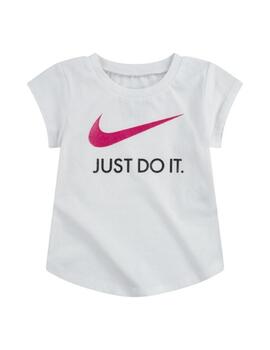 Camiseta Nike Swoosh JDI Nike Niña Blanca