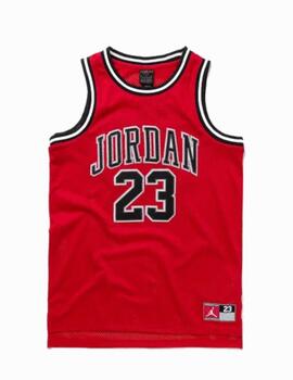 Camiseta Jordan Y Tank 23 Rojo/Negro