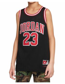 Camiseta Jordan Y Tank 23 Negro/Rojo