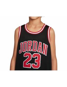 Camiseta Jordan Y Tank 23 Negro/Rojo