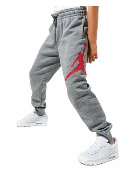 Pantalón Jordan B Jumpman Logo Gris/Rojo