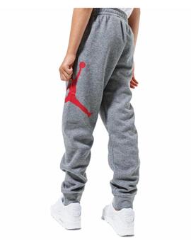 Pantalón Jordan B Jumpman Logo Gris/Rojo