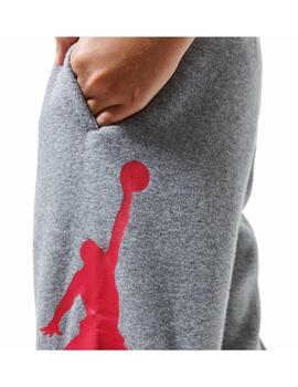 Pantalón Jordan B Jumpman Logo Gris/Rojo