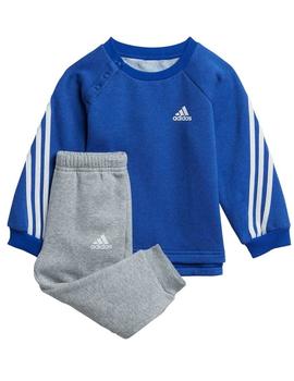 Chandal Adidas para bebé azul y gris