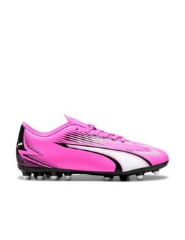 Bota Puma M Ultra Play MG Rosa/Blanco