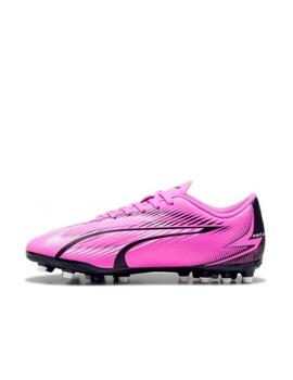 Bota Puma M Ultra Play MG Rosa/Blanco