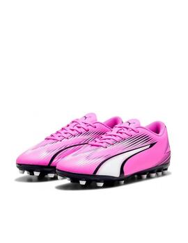 Bota Puma M Ultra Play MG Rosa/Blanco