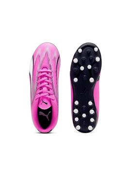 Bota Puma M Ultra Play MG Rosa/Blanco