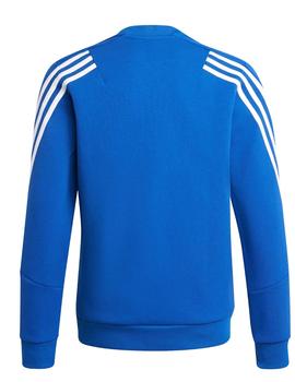 Sudadera Adidas 3S Niño Azul