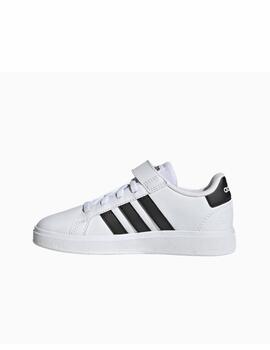 Zapatilla Adidas Grand Court 2.0 EL K Blanco/Negro