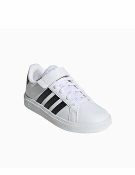 Zapatilla Adidas Grand Court 2.0 EL K Blanco/Negro