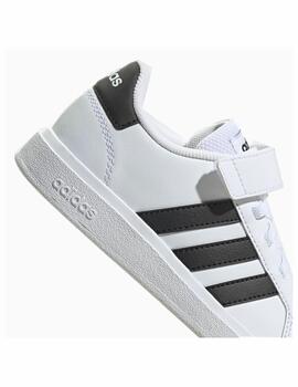 Zapatilla Adidas Grand Court 2.0 EL K Blanco/Negro