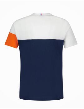 Camiseta Lecoq Saison 2 SS Nº1 Hombre Marino/Blanc