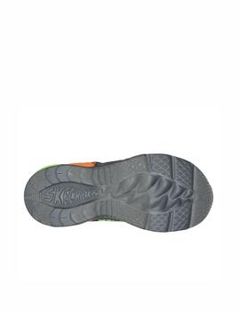 Zapatilla Skechers PS Lights Dino BKOR