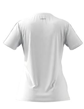 Camiseta Adidas End Plastic Waste 3 para mujer blanca