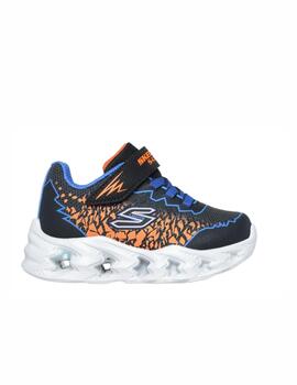 Zapatilla Skechers Baby Lights Vortex 2.0 BBOR