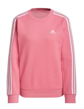 Sudadera Adidas Esentials Fleece para mujer rosa